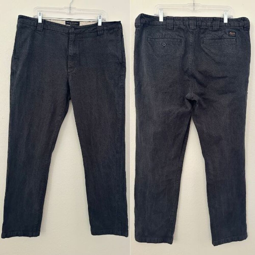 Deus Ex Machina Frank Jasper Pant 100% Cotton Trouser Pants Gray Men's 38x31